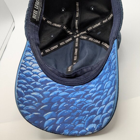 Reel Legends Performance Outfitters Hat, Blue Gray, Adjustable, Embroidered - Picture 5 of 8